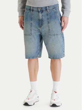 Guess Jeans Guess Jeans Blugi M6GD00 D5M5S Albastru Relaxed Fit