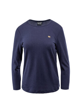 EA7 Emporio Armani EA7 Emporio Armani Longsleeve 3DTT10-TJTQZ-1555_XL Granatowy Regular Fit