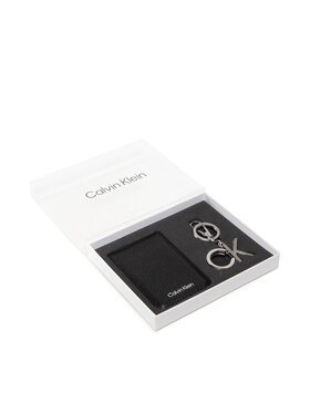Calvin Klein Calvin Klein Подаръчен комплект Metal Keyfob/Sick On Ccholder K50K509710 Черен