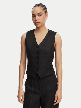 Weekend Max Mara Weekend Max Mara Vestă de costum Pace 2615151012 Negru Regular Fit