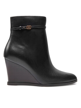 Tory Burch Tory Burch Μποτάκια Double T Buckle 158092-006 Μαύρο