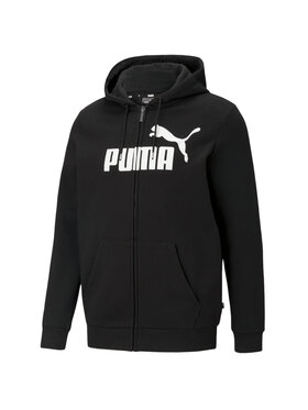 Puma Puma Bluza Puma Essentials Big Logo Full-Zip Hoodie Czarny Standard Fit