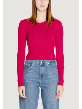 ONLY ONLY Maglione ONLMEDDI LS RIB CROP O-NECK CC KNT Rosa Rib Fit