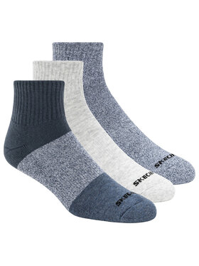 Skechers Skechers Calzini corti 3pk Mens Qtr Colorbloc Socks Multicolore