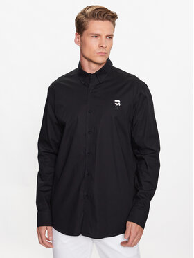 KARL LAGERFELD KARL LAGERFELD Marškiniai 605911 532600 Juoda Regular Fit