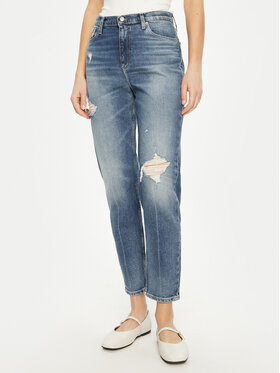Calvin Klein Jeans Calvin Klein Jeans Jeans hlače J20J224513 Modra Mom Fit