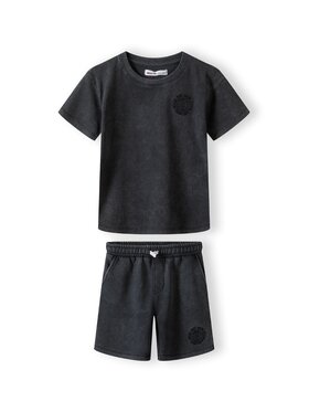 MINOTI MINOTI T-Shirt 23fleece108 Szary Regular Fit