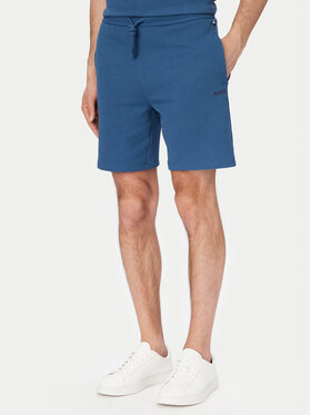 BOSS BOSS Sporta šorti Waffle 50535884 Zils Regular Fit