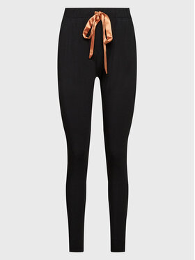 Femilet by Chantelle Femilet by Chantelle Pantaloni pijama Lizzy FNA260 Negru Regular Fit