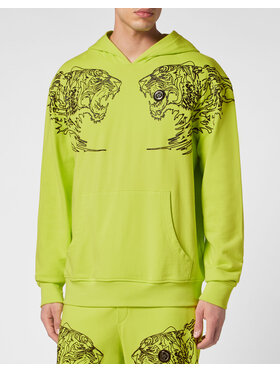 Plein Sport Plein Sport Mikina 13137 Žltá Regular Fit