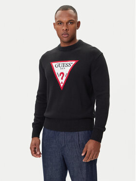 Guess Jeans Guess Jeans Maglione M4BR32 Z3HM1 Nero Regular Fit