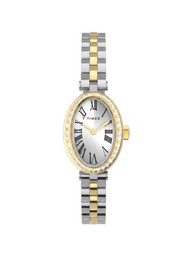Timex Timex Zegarek TW2Y90200 Srebrny