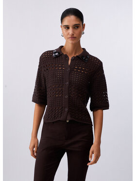 Liu Jo Liu Jo Kardigan WA6325MA79R91109 Fioletowy Regular Fit