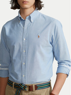 Polo Ralph Lauren Polo Ralph Lauren Marškiniai Classics 710767444001 Mėlyna Slim Fit
