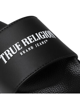 True Religion Natikači TRSLIDE015 Črna