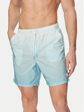 Guess Guess Szorty kąpielowe F6GT19 WN172 Turkusowy Regular Fit
