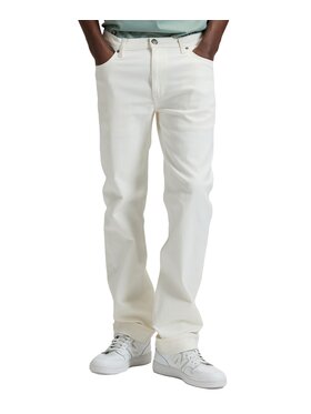 Lee Lee Jeansy West Biały Straight Fit