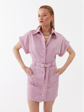 Patrizia Pepe Patrizia Pepe Vestito chemisier 2A2509/D040-J3Q7 Rosa Regular Fit