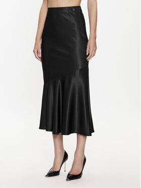 Guess Guess Миди пола Linda W3YD93 WFJA2 Черен Flare Fit