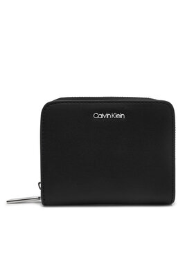 Calvin Klein Calvin Klein Väike naiste rahakott Ck Must Medium Zip Around Wallet K60K611937 Must