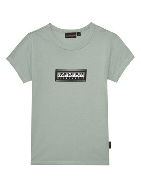 Napapijri Napapijri Tricou Chamois NP0A4ILE S Verde Regular Fit