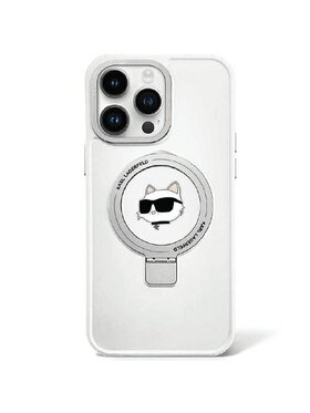 KARL LAGERFELD KARL LAGERFELD Etui na telefon iPhone 15 Pro Biały