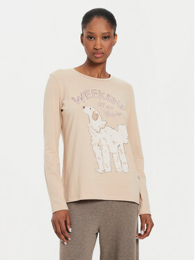 Weekend Max Mara Weekend Max Mara Majica Quinoa 2425946022 Bež Regular Fit