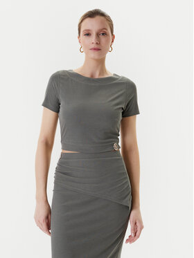 Guess Guess Marškinėliai W5YP14 KAQL2 Žalia Regular Fit