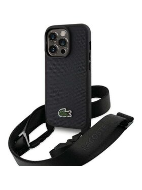 Lacoste Lacoste Etui na telefon Apple iPhone 15 Pro Max Czarny