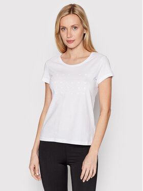 4F 4F T-Shirt H4L22-TSD013 Λευκό Regular Fit