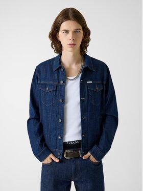 Guess Jeans Guess Jeans Bunda pro přechodné období 180935 Modrá Classic Fit