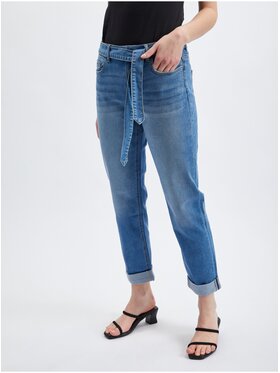 Orsay Orsay Jeansy 314097547000__36 Niebieski Boyfriend Fit