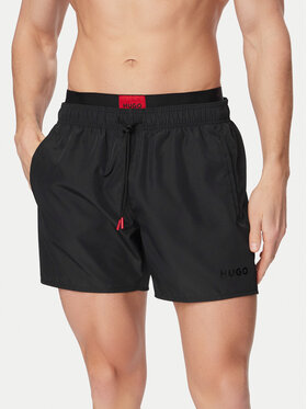 HUGO HUGO Pantaloni scurți pentru înot Galaxy Swim 50561128 Negru Regular Fit