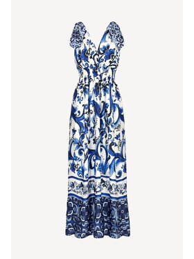 CASTELLANI CASTELLANI Sukienka codzienna Sukienka Amalfi Niebieski Regular Fit