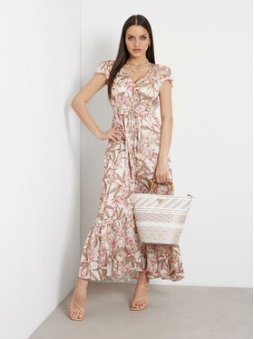 Guess Guess Sukienka codzienna 166943 Różowy
