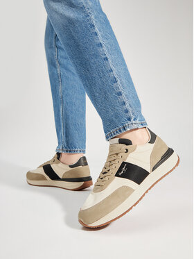 Pepe Jeans Tenisice Buster Tape PMS60006 Bež