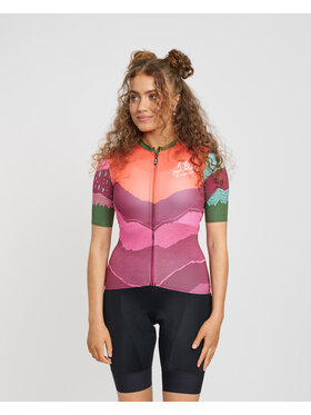 Rivanelle Rivanelle Koszulka rowerowa SERENITY ELITE Fioletowy Narrow Fit