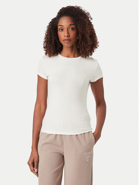 Guess Guess T-särk V6YI24 K4787 Kreemjas Slim Fit