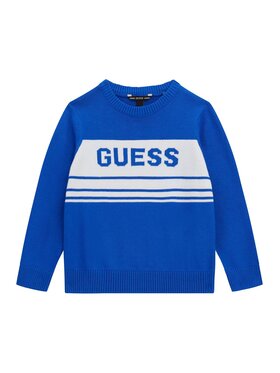 Guess Kids Guess Kids Bluza 175473 Niebieski Classic Fit
