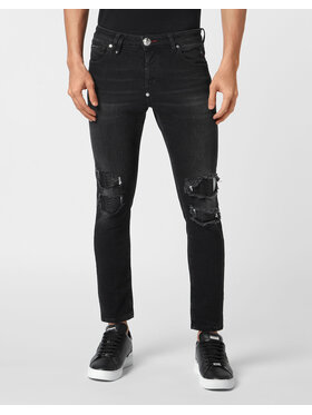 PHILIPP PLEIN PHILIPP PLEIN Jeansy 15383 Šedá Skinny Fit