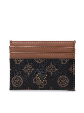 Guess Guess Θήκη πιστωτικών καρτών Peony Slg SMPEON LEA25 Καφέ