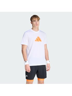adidas adidas Koszulka techniczna 162026 Biały Regular Fit