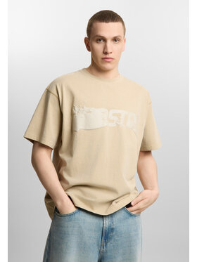 PROSTO. PROSTO. T-Shirt Splash Beżowy Regular Fit