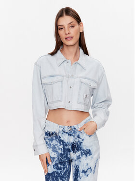 Calvin Klein Jeans Calvin Klein Jeans džinsiniai marškiniai J20J220651 Mėlyna Regular Fit