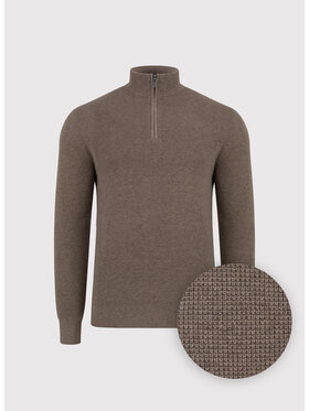 Pako Lorente Pako Lorente Sweter P25WF-2X-010 Brązowy Classic Fit