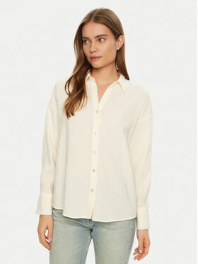 Vero Moda Vero Moda Marškiniai Queeny 10289349 Écru Regular Fit