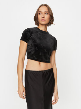 Juicy Couture Juicy Couture Póló Kailey JCSSC223421101 Fekete Regular Fit