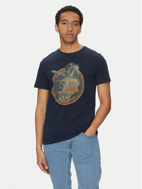 Blend Blend T-Shirt 20717764 Tmavomodrá Regular Fit