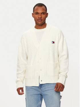 Tommy Jeans Tommy Jeans Кардиган DM0DM19441 Екрю Boxy Fit