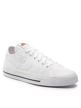 Nike Nike Πάνινα παπούτσια Court Leacy Cnvs CW6539 100 Λευκό